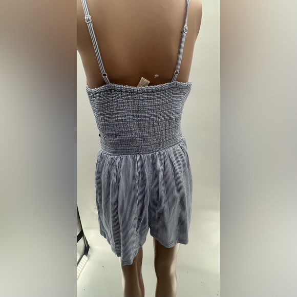 Japna Blue Embroidered Romper Size M - Picture 4 of 9